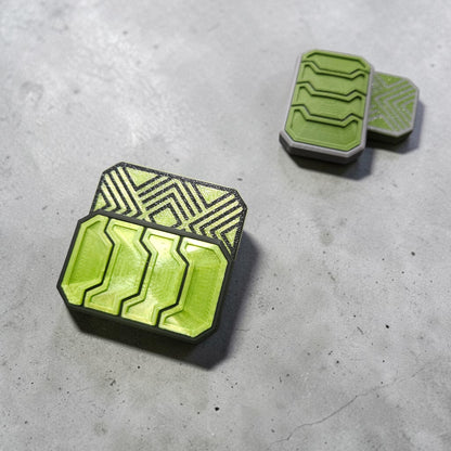 The Armor Back - Premium Hybrid Fidget Slider - 2x4