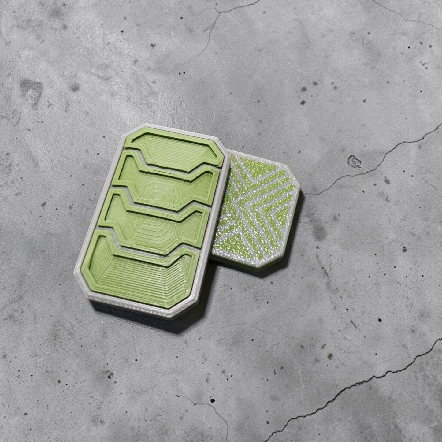 The Armor Back - Premium Hybrid Fidget Slider - 2x4