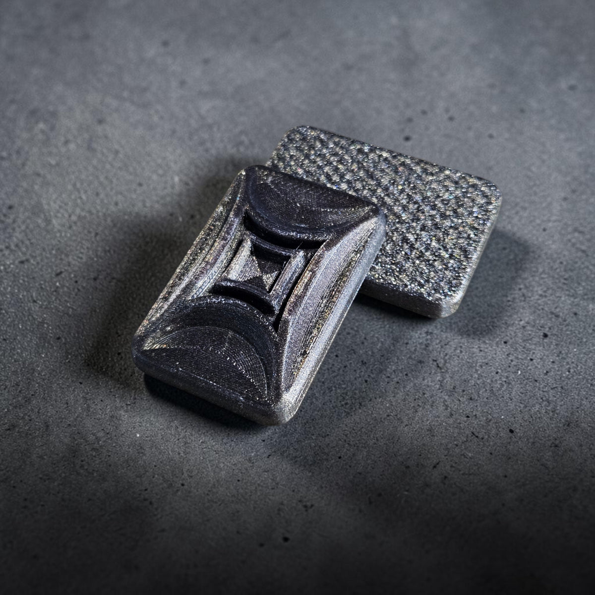 The Couple of Squares - Hybrid Fidget Slider - 4x2