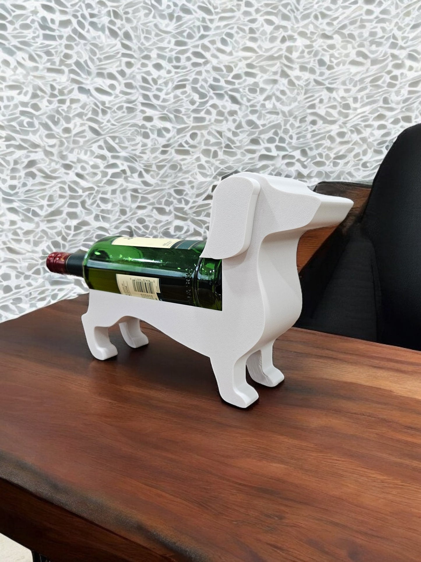 Dachshund wine bottle holder with free gift  - Weiner dog wine bottle holder - doggy bottle holder