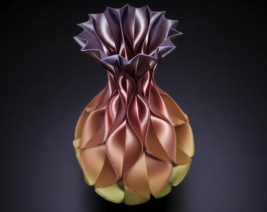 Angry Pineapple (Dry Vase) - modern flower Gothic chic dark - 2PCS